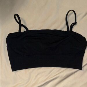Alphalete Black Sports Bra - Large